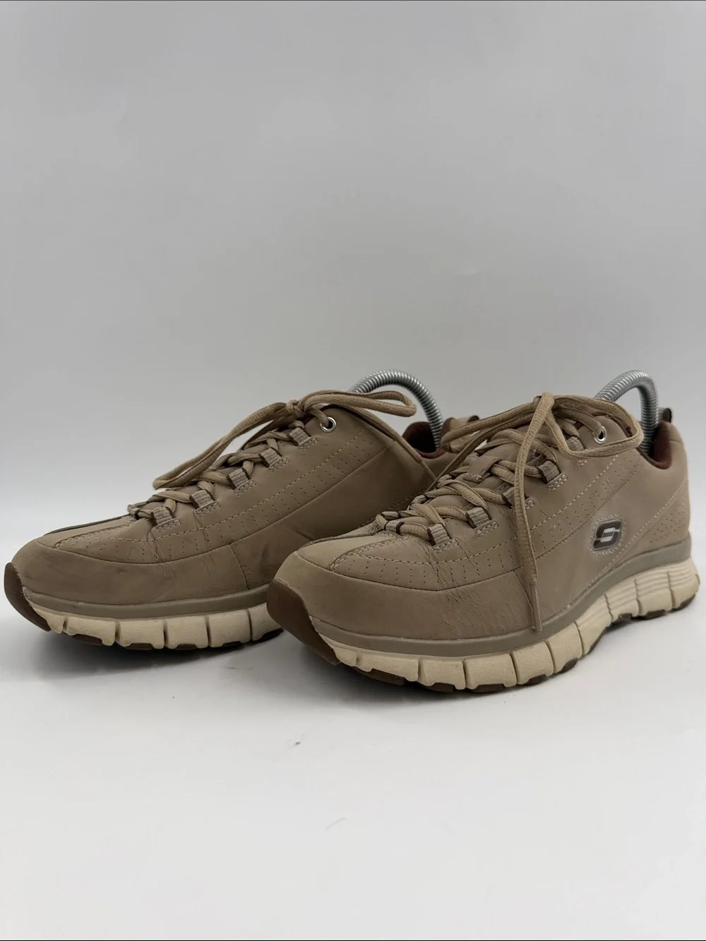 Skechers Sport Flex Fit Women's Beige Shoes Size 9.0 SN (11662)